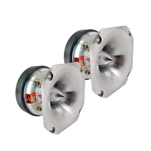 Chrome Super Tweeter 3.6", 8 Ohm 1000 Watts Max High Sensitivity Set Tweeters... - Picture 1 of 6