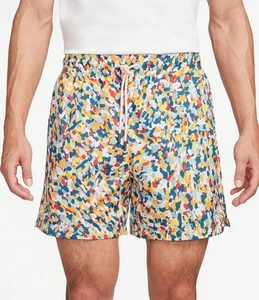 NIKE JORDAN ESSENTIAL POOLSIDE AOP SHORTS MENS 2XL ORANGE MULTICOLOR - Picture 1 of 12