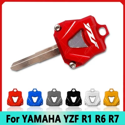 For YAMAHA YZF R1 R6 R7 Motorcycle CNC Key Case Cover & Tire Valve Stem Cover - Image 1 of 4