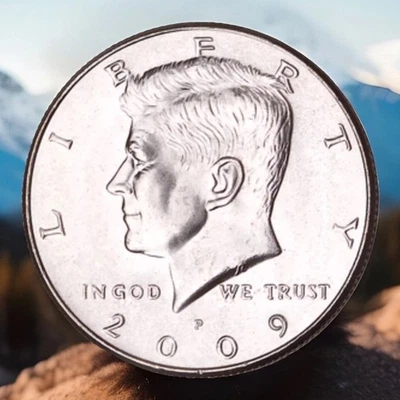 2009-P Clad Gem BU Kennedy Half Dollar Coin From OBR FAST SHIPPING - Image 1 of 4