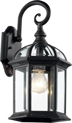 Trans Globe 4181 BK Linterna de Pared Exterior Luz Negra 15" Estilo Tradicional NUEVO Foto 1 de 4