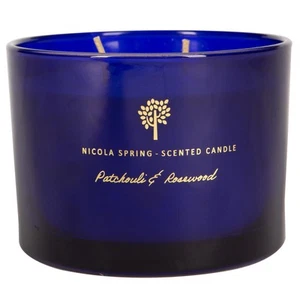 Soy Wax Scented Candle Aromatherapy Gift 38hr Burn 350g Patchouli & Rosewood - Picture 1 of 7