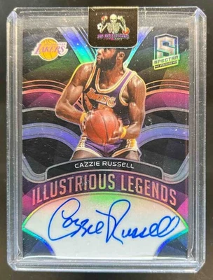 2021-22 Spectra Cazzie Russell Illustrious Legends Signatures Auto #7/99 - Image 1 of 2