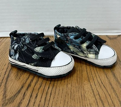converse bebé primera estrella zapatos cuna fácil deslizamiento batman talla 3 Foto 1 de 4