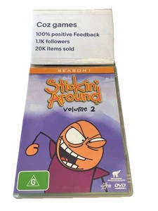 Stickin’ Around Season 1 Volume 2 DVD Kids Cartoon Series 6 Episodes Region 4 - Picture 1 of 4