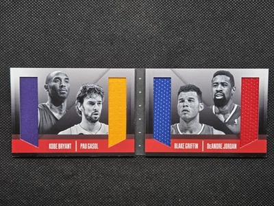 2013-14 Panini Preferred KOBE BRYANT PAU GASOL BLAKE GRIFFIN JORDAN Booklet /199 - Image 1 of 4