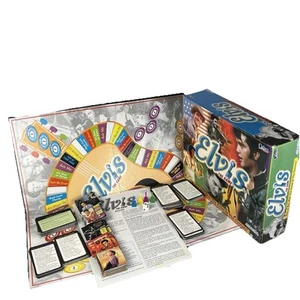 Elvis The Game Trivia Board Game Pre-owned Complete Great Condition Cadaco 2000 - Picture 1 of 9
