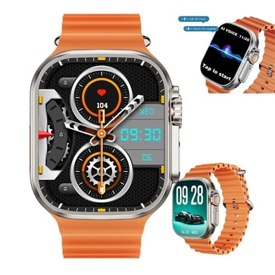 2.01''Smart Watch For Men Waterproof Fitness Tracker Smartwatch for Android iOS - Image 1 of 4