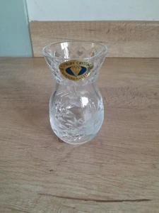 Tutbury Crystal Hand Cut Small Vase - Picture 1 of 3