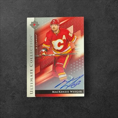 2024-25 Ultimate MACKENZIE WEEGAR Silver Auto #57 Calgary Flames - Image 1 of 2