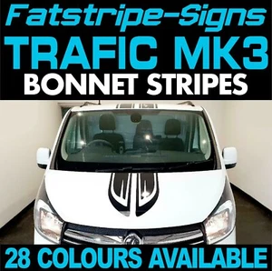 para adaptarse a RENAULT TRAFIC MK3 CAPÓ RAYAS PEGATINAS GRÁFICAS CALCOMANÍAS CÁMPER FURGONETA - Imagen 1 de 2