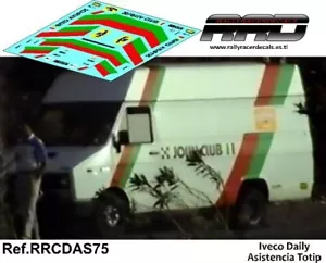 DECAL/CALCA 1/43: Iveco Daily Asistencia Totip - Imagen 1 de 2