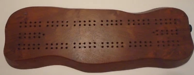Solid Wood Noncontinuous Cribbage Board - Image 1 of 4