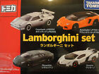 Spotless &  New ! Tomica Lamborghini set Valuable 4 Vehicles Set Japan Steal !