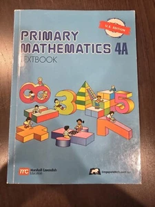 Primary Mathematics 4a Textbook by Singaporemath Com (2003, Trade Paperback) - Picture 1 of 2