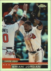 2000 (BRAVES) Topps Chrome Refractors #72 Brian Jordan