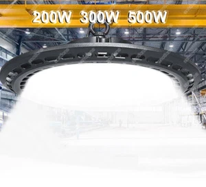 UFO LED Hallenbeleuchtung Industrielampe High bay Hallenstrahler Hallenleuchte - Bild 1 von 34