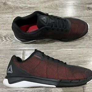 Reebok Crossfit Flex Weave Mens Black Training Athletic Shoes Sneakers Size 14