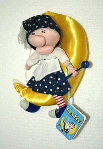 Gertie The Kitchen Witch Russ Berrie Plush Hanging Toy 1970's NOS New Tags Large - Picture 1 of 1