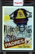 2021 Topps Project 70 Card #253 Tony Gwynn 1955 Lauren Taylor Rainbow Foil /70