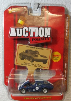 Johnny Lightning Subasta Insanity 1963 Chevy Corvette Foto 1 de 2