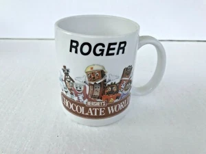 1 Coffee Mug Cup Roger Name Mug Hershey's Chocolate World Collectible Kitchen  - Picture 1 of 2