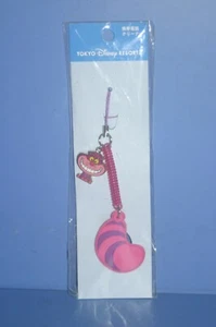 Tokyo DISNEY Resort Alice in Wonderland Cheshire Cat Strap Mobile Phone Cleaner - Picture 1 of 4