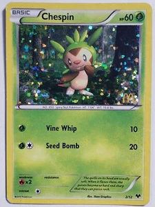 Tarjeta Pokémon PROMO HOLO Chespin 2/12 HP - 2014 EXCLUSIVA MCDONALDS - Imagen 1 de 5