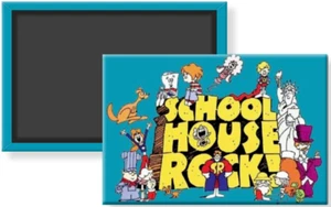 Schoolhouse Rock Saturday Morning TV Fridge Refrigerator Magnet 2 x 3 - Picture 1 of 3