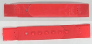 Red Replacement Ball Cap Hat Plastic Vintage Snapback Made USA SEMCO - Picture 1 of 2