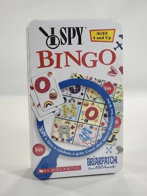 Scholastic, “I-Spy Bingo” In Tin, by Briarpatch Games, 2003, NEW and Sealed - Image 1 of 3