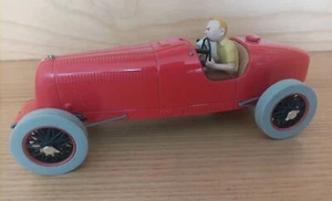Tim und Struppi Figur, Hergé Moulinsart 2018, die Windschutzscheibe fehlt - Bild 1 von 10