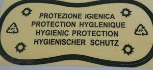 6x Adhesive Protective Hygiene Stickers Labels Lingerie Bikini Thong Swimsuit b - Picture 1 of 2