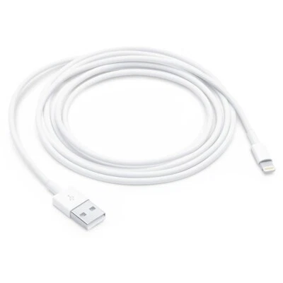 Genuine Apple MD819ZM/A 2m Charging & Data Sync Lightning to USB Cable - White - Image 1 of 4