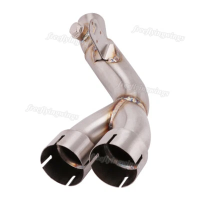 Mid Link Pipe Slip On Stock Exhaust System Modified For Yamaha YZF R6 2006-2023 Foto 1 de 4