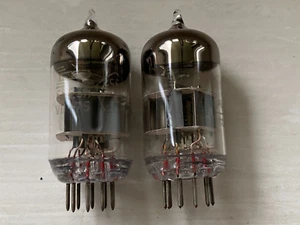 RARE! MATCHED PAIR 6N23P / E88CC/ 6922 Voskhod JULY 1975 Getter on the wire. - Picture 1 of 7