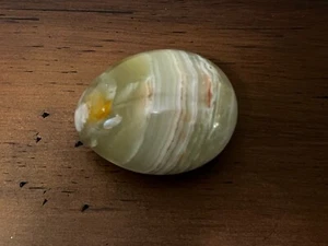 2.7x2" Natural Gemstone Banded Onyx, Egg Shape, Healing Crystal Stone, Mineral - Picture 1 of 12