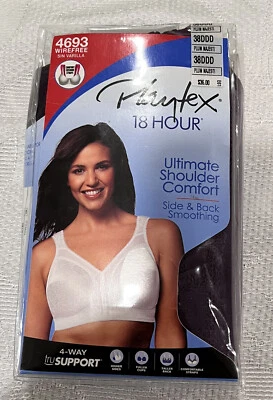 Sujetador inalámbrico 38DDD Playtex 18 horas Ultimate Shoulder Comfort 4693 ciruela majestuoso Foto 1 de 4
