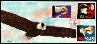 US #2394 FDC $8.75 Express. Unique Hand Drawn/Painted Vaughn Hord (CV $Unl) - Image 1 of 2