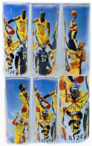 KOBE BRYANT 20 OZ. METAL TUMBLER BRAND NEW LOS ANGELES LAKERS BLACK MAMBA NBA Cover
