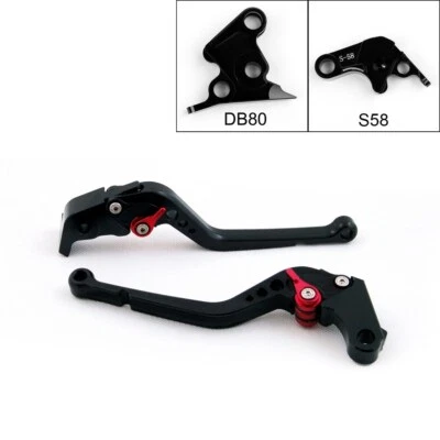 Long Brake Clutch Levers For Aprilia TUONO V4R 2011-2014 Black #3 Foto 1 de 4