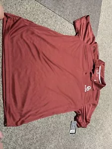 New! Colosseum Men's NCAA Heathered Oklahoma Sooners Golf/Polo Shirt SZ LARGE - Picture 1 of 7