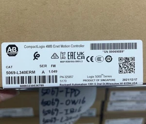 Allen-Bradley 5069-L340ERM CompactLogix 4MB PLC Processor Controller - Bild 1 von 4