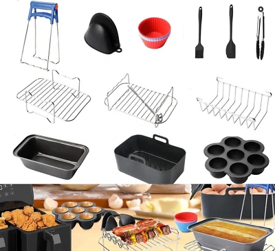 19tlg Heißluftfritteuse Airfryer Zubehör für Ninja Foodi AF400EU AF300EU AF500EU - Bild 1 von 4