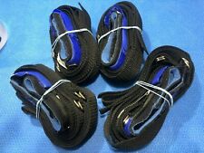 Set of 4 Posey 2790 Ankle or Wrist Straps - Blue - Hook & Loop straps   Akp