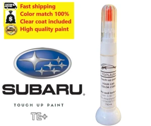 For SUBARU 37J SATIN WHITE Touch up paint pen with brush (SCRATCH REPAIR)