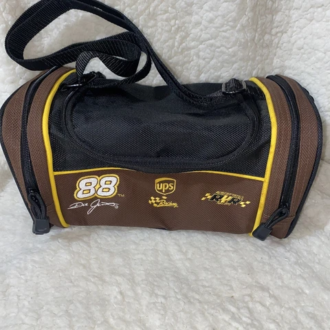 Dale Jarrett 88 UPS Racing Nascar Stitched Insulated Duffle Bag 11.5” x 5.5” Cover