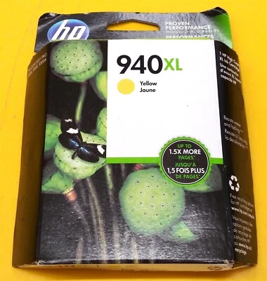 ⭐️⭐️⭐️⭐️⭐️ Genuine HP 940XL Yellow Ink Inkjet Cartridge  - Image 1 of 3