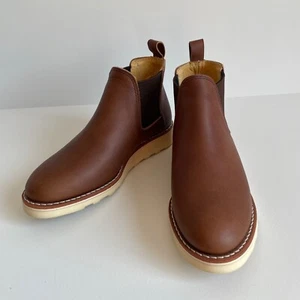 Red Wing Shoes Damen Klassische Chelsea Boots Gr. 6,5 Bernstein Leder Freizeit 3445 Neu - Bild 1 von 8