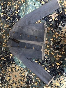 Tommy Jeans Frayed Crop Denim Jacket Gardiner women’s - Picture 1 of 3